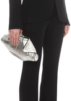 Thumbnail for your product : Alexander McQueen Metallic Leather Small De Manta Clutch