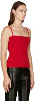 Thumbnail for your product : Courreges Red Rib Tank Top