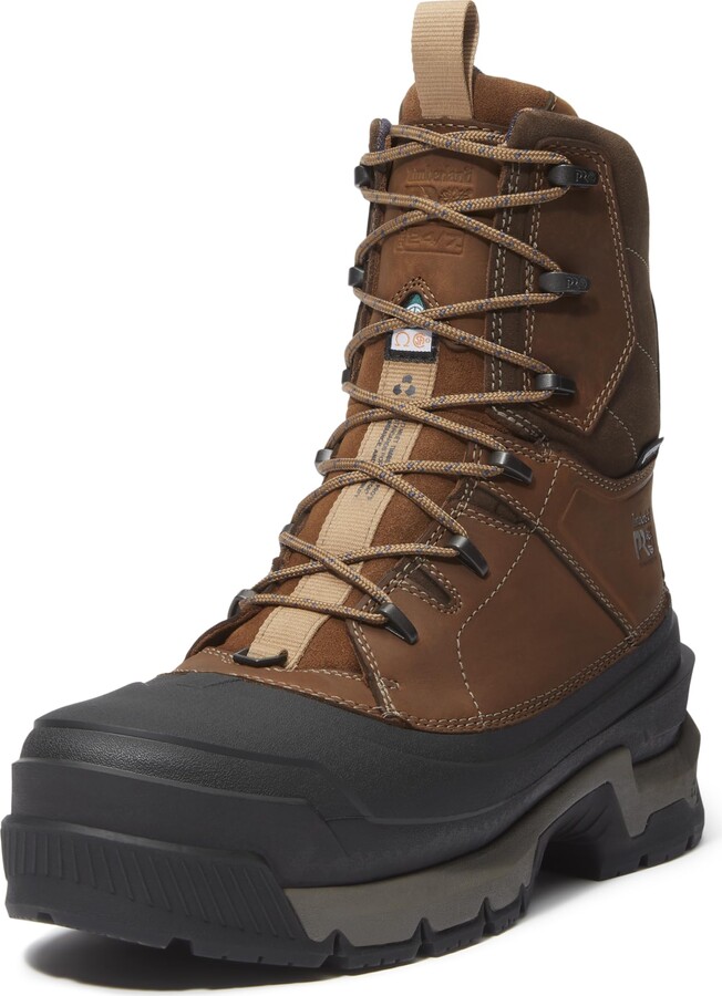 Timberland Men's Siberian 8 Inch Composite Safety Toe Insulated Waterproof Puncture Resistant CSA Industrial Work Boot