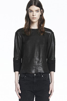 Thumbnail for your product : J Brand Anya Leather Top