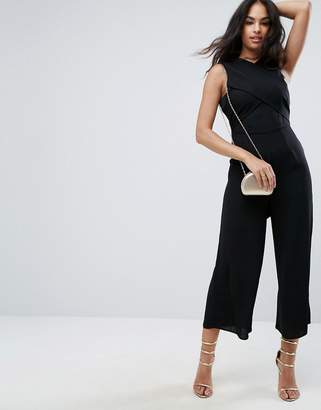 ASOS Jumpsuit With Wrap Front And Tie Back