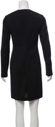 Calvin Klein Collection Long Sleeve Wool Dress