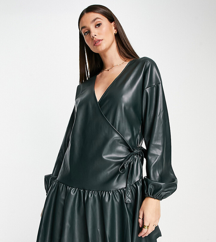 Leather Look Dress | Shop the world's ...