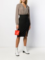 Thumbnail for your product : Twin-Set Lace Trim Pencil Skirt