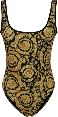Versace Baroque Printed One-Piece Swimsuit