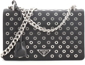 prada grommet bag