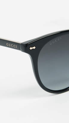 Gucci Opulent Luxury Decor Round Sunglasses