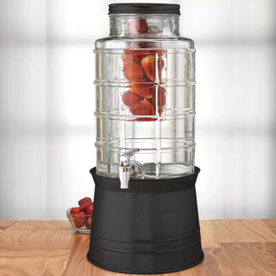 Jay Import Co Big Window Beverage Dispenser 2.4 Gallon