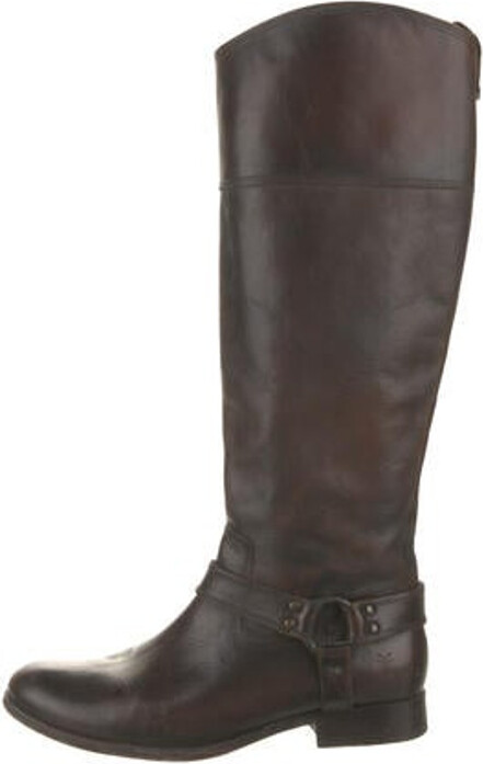 frye leather high shaft boots