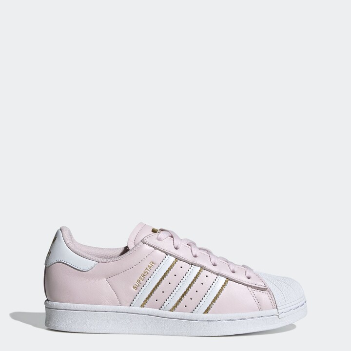 pink adidas shell toes