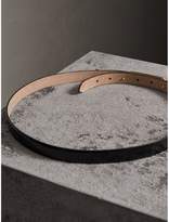 Thumbnail for your product : Burberry Plaque Buckle Leather Belt