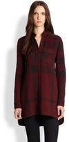 Thumbnail for your product : Burberry Art Plaid Tunic