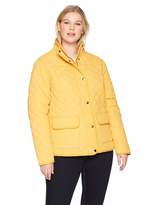 Thumbnail for your product : THE PLUS PROJECT Women's Plus Size Quilted Puffer Down Jackets with Hood X-Large Orange