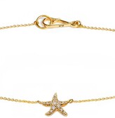 Thumbnail for your product : Annoushka 18kt yellow gold diamond Starfish bracelet