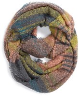 Thumbnail for your product : Lulu Plaid Bouclé Infinity Scarf (Juniors)