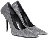 Thumbnail for your product : Balenciaga Square Knife glitter pumps