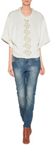 Thumbnail for your product : Sass & Bide The Story Line Knit Cotton Top with Rope Detailing