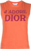 2002 pre-owned J'adore tank top 