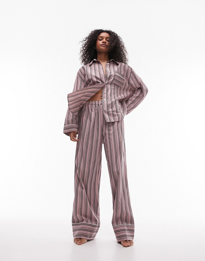 Pink Stripe Pajama Pants | ShopStyle