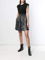 Thumbnail for your product : Isabel Marant high-waisted metallic-effect skirt