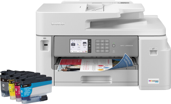 Brother MFC-J5855DW INKvestment Tank Color Inkjet All-In-One Printer