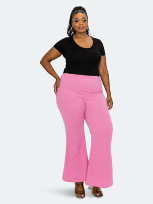 plus size pink pants