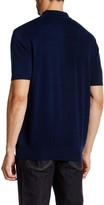 Thumbnail for your product : James Tattersall Lightweight Short Sleeve Popcorn Stitch Polo