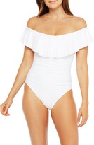 Thumbnail for your product : La Blanca Off the Shoulder One-Piece Swimsuit