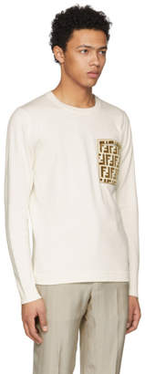 Fendi Off-White Forever Pocket Pullover