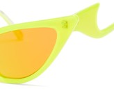 Thumbnail for your product : Le Specs The Prowler Cat-eye Acetate Sunglasses - Yellow