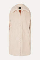 Thumbnail for your product : Maje Gladice Faux Shearling Coat - Ecru