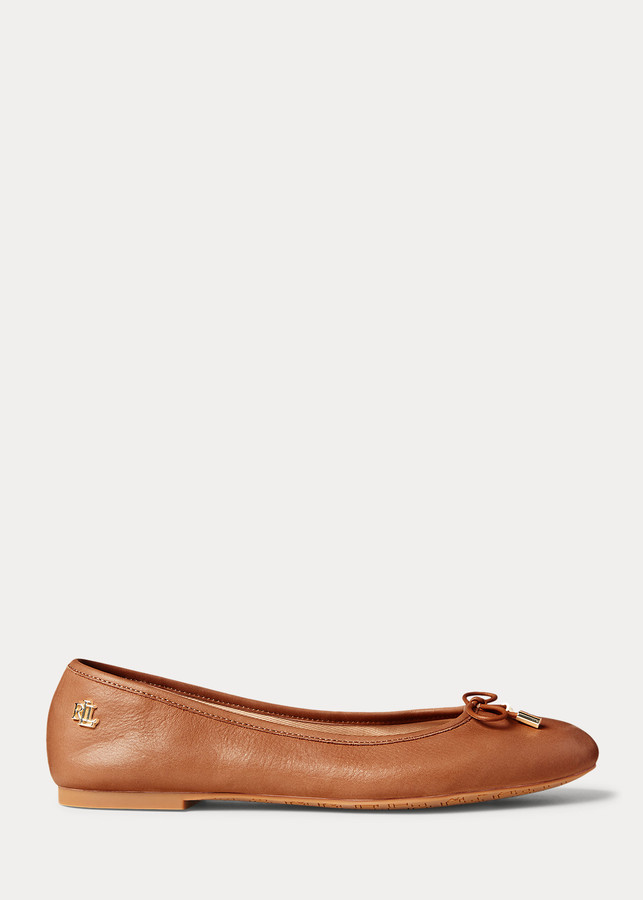 Lauren ralph lauren glennie bow flats Clearance