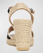 Thumbnail for your product : Aquatalia Jiliana Suede Stitch Wedge Espadrille Sandals
