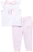 Thumbnail for your product : Juicy Couture Logo Heart Ruffled Top & Leggings Set