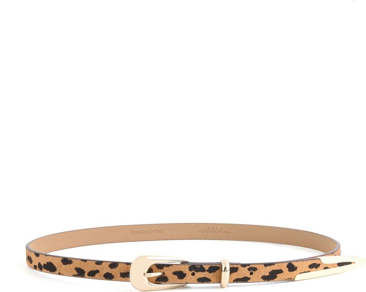 Ettika Cheetah Liquid Metal Western Belt