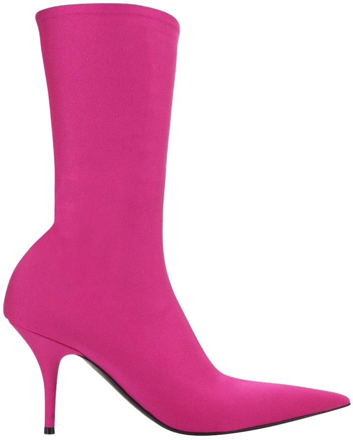 balenciaga pink boots