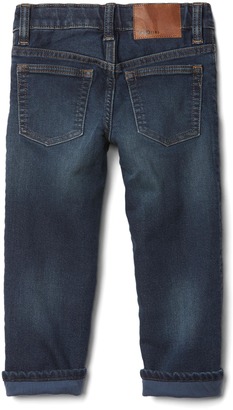 Gap Stretch super soft lined straight jeans