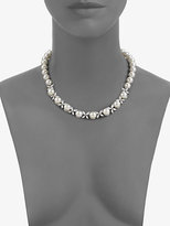 Thumbnail for your product : Majorica 10MM White Pearl & Sterling Silver Butterfly Necklace