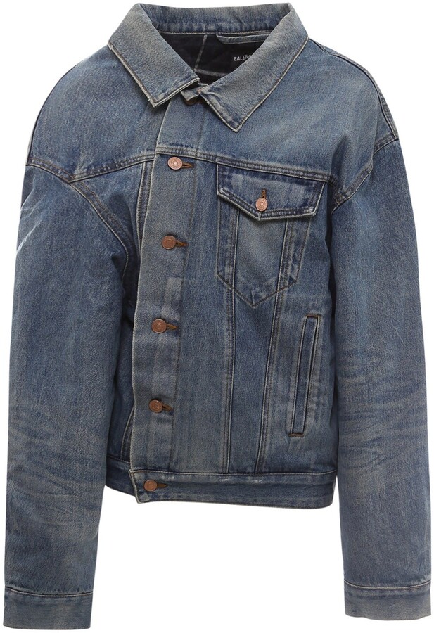 denim balenciaga jacket