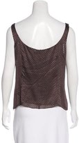 Thumbnail for your product : Akris Checkered Sleeveless Top
