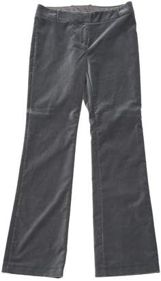 N. Non Signé / Unsigned Non Signe / Unsigned \N Grey Velvet Trousers