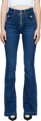 Versace Jeans Couture Blue Flared Jeans