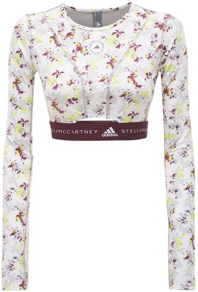 adidas by Stella McCartney Asmc Future Playground L/S Crop Top - ShopStyle