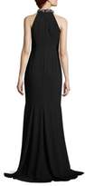 Thumbnail for your product : Carmen Marc Valvo Embellished Halter Gown
