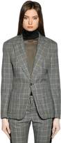 Faith Connexion Tailored Wool Prince Of Wales Blazer