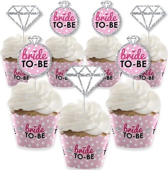 Big Dot of Happiness Bride-To-Be - Cupcake Decoration - Bridal Shower or  Classy Bachelorette Party Cupcake Wrappers and Treat Picks Kit - Set of 24  - ShopStyle Food & Beverage