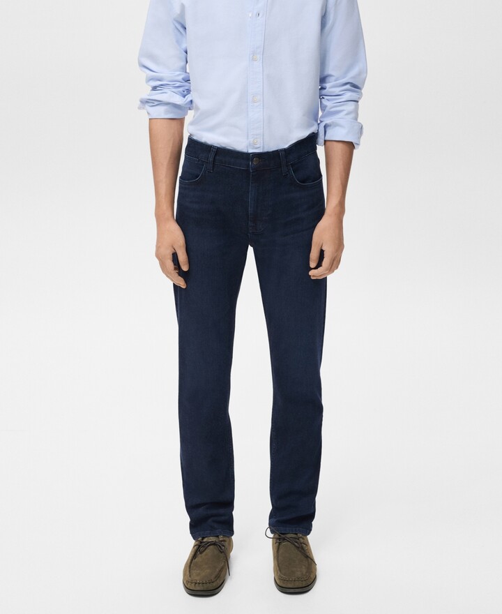 Mango Men's Patrick Slim-Fit Dark-Wash Jeans