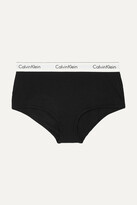 Thumbnail for your product : Calvin Klein Underwear Modern Cotton Stretch Cotton-blend Briefs - Black - small