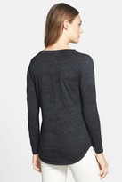 Thumbnail for your product : Caslon Burnout Boatneck Tee (Petite)