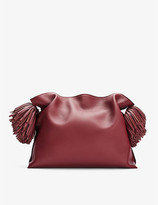Thumbnail for your product : Loewe Flamenco tasselled leather clutch